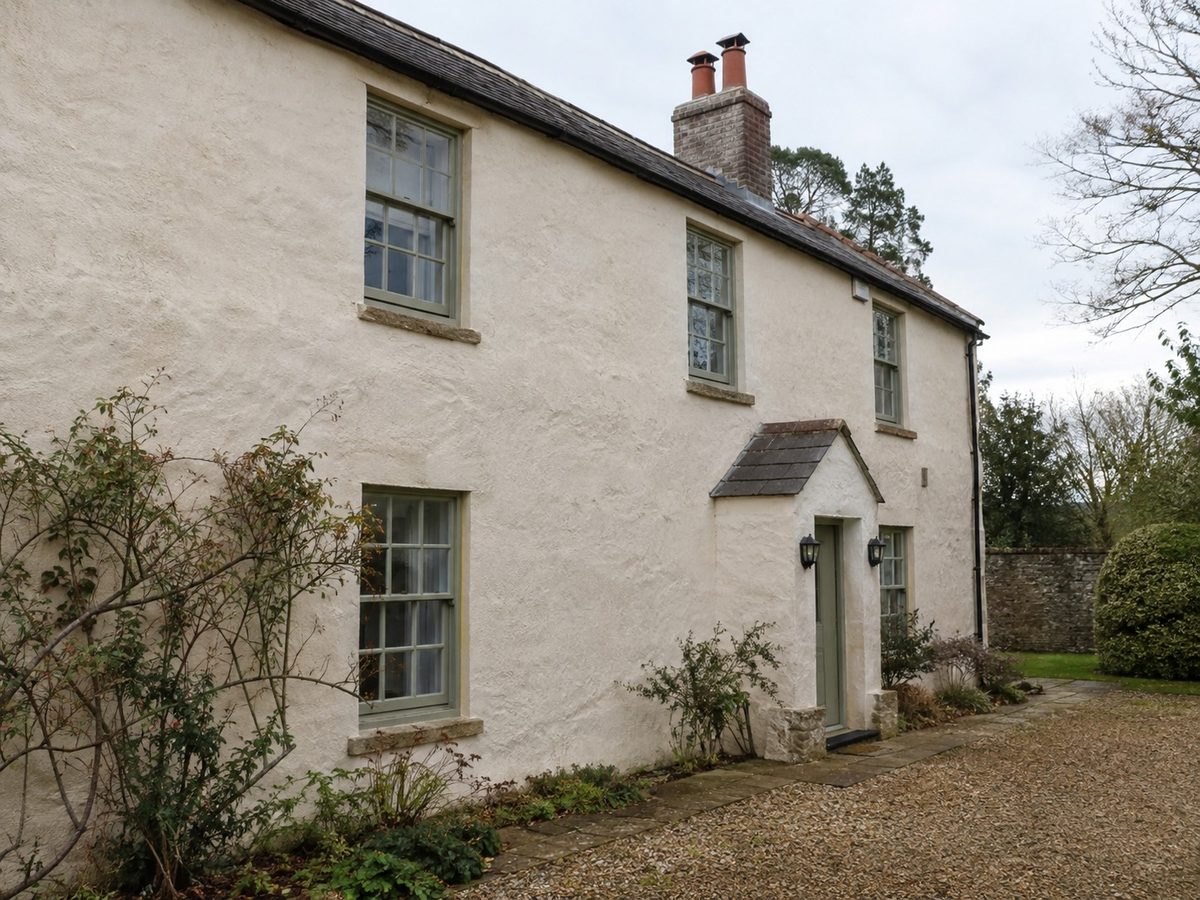 A finished lime surface, slightly uneven by nature